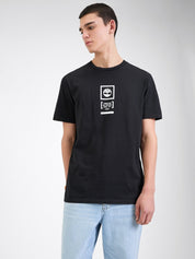 Timberland Men's Crewneck Logo Graphic T Shirt Black Large