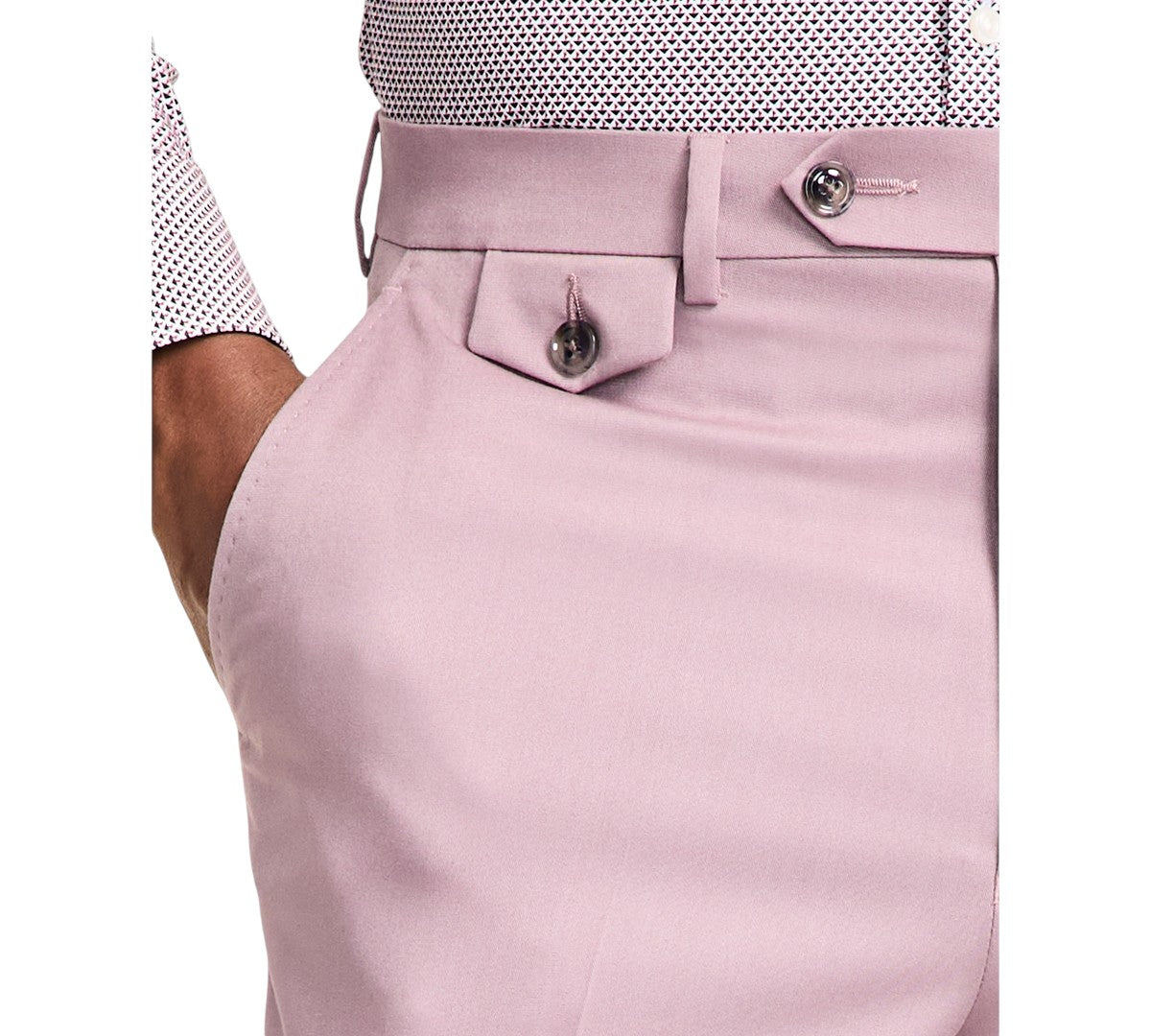 Tayion Mens Regular fit Dress Pants 44 / 32 Purple Solid