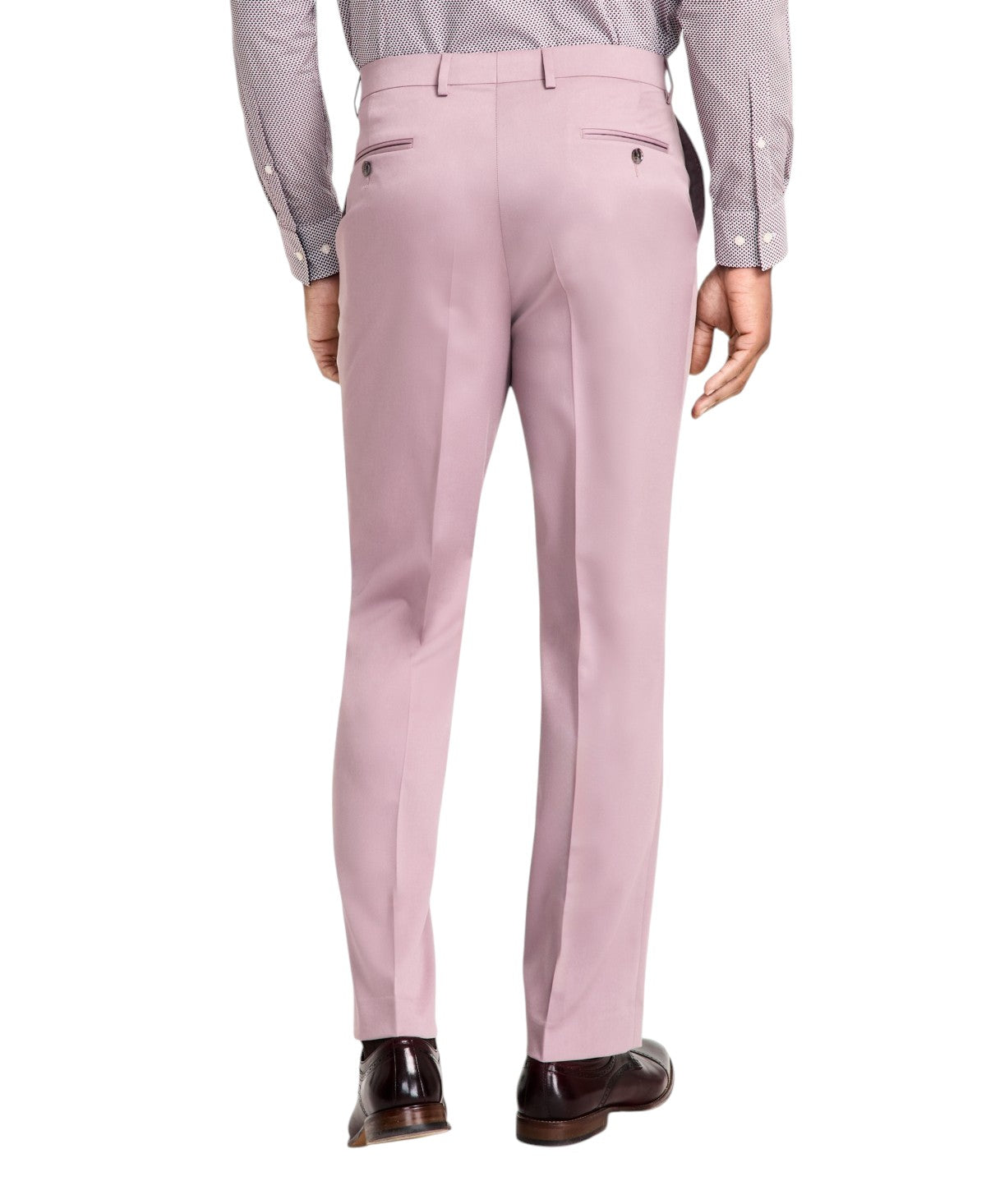 Tayion Mens Regular fit Dress Pants 40 / 32 Purple Solid