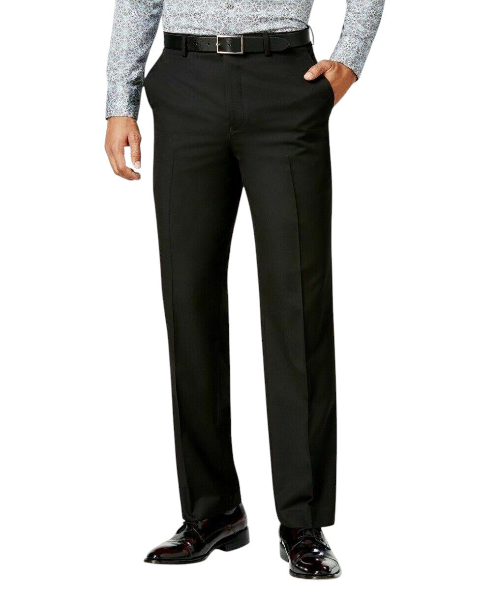Sean John Mens Classic fit Dress Pants 32 / 30 Black Solid