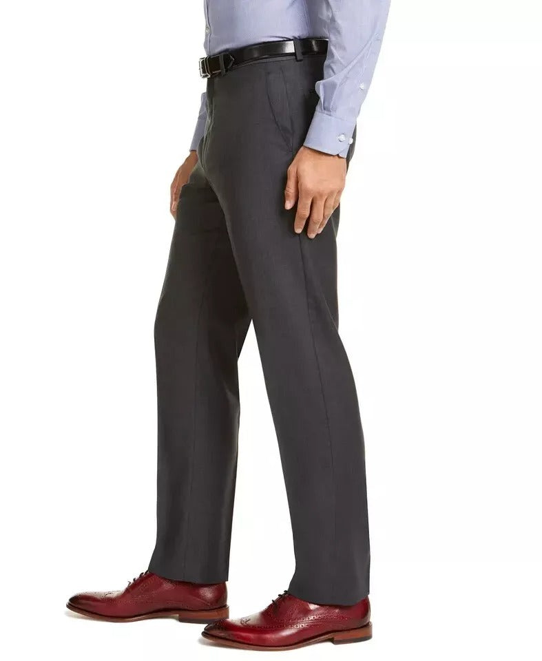 Lauren Ralph Lauren Mens Classic fit Dress Pants 33 / 32 Charcoal Grey Stretch