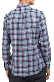 Barbour Men's Spellman Plaid Shirt  Navy Xxl