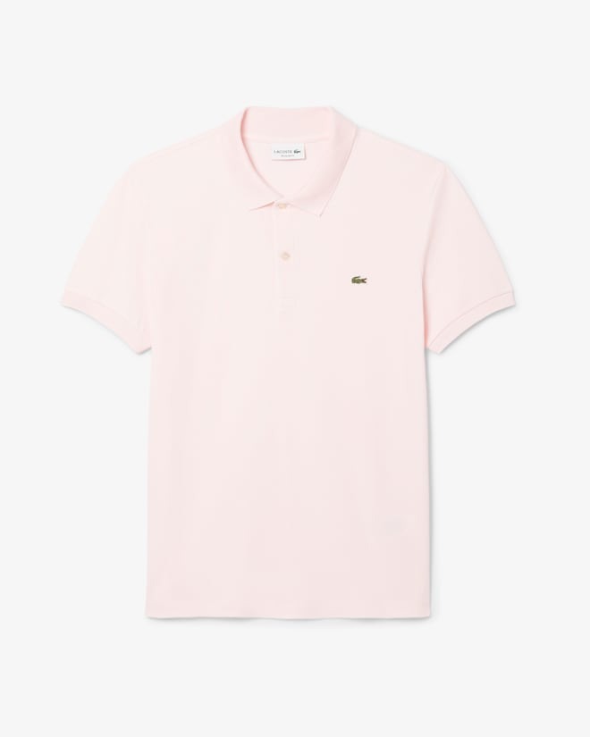 Lacoste Men’s Regular Fit Soft Touch Short Sleeve Polo Shirt 9 - 4XL Pink
