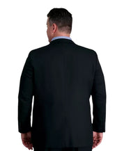 Haggar Mens Classic fit Suit Jacket Blazer 58 R Black Solid