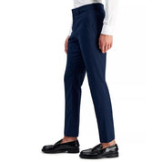 Perry Ellis Portfolio Mens Slim fit Dress Pants 32 / 32 Navy Blue Solid