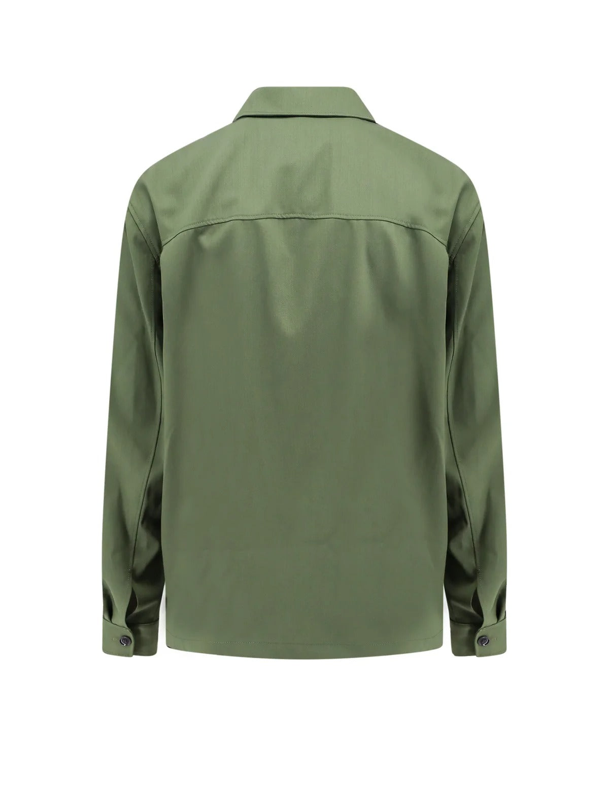 Lemaire Lemaire Military Inspired Button-Up Jacket Overshirt Medium Green