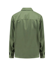 Lemaire Lemaire Military Inspired Button-Up Jacket Overshirt Medium Green