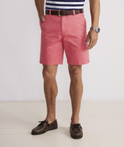 Vineyard Vines Mens Breaker Regular Fit 9 Inch Cotton Shorts Heather Red 35