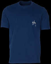 Guy Harvey Billfish Slam Short-Sleeve Pocket T Shirt Medium Blue
