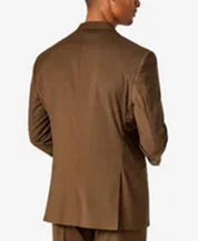 Sean John Mens Classic Fit Suit Separate Blazer Brown 48L