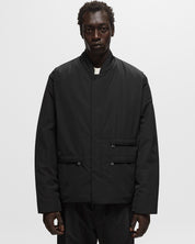 Norse Projects Mens Ryan Military Nylon Insulated Bomber Jacket Small Black