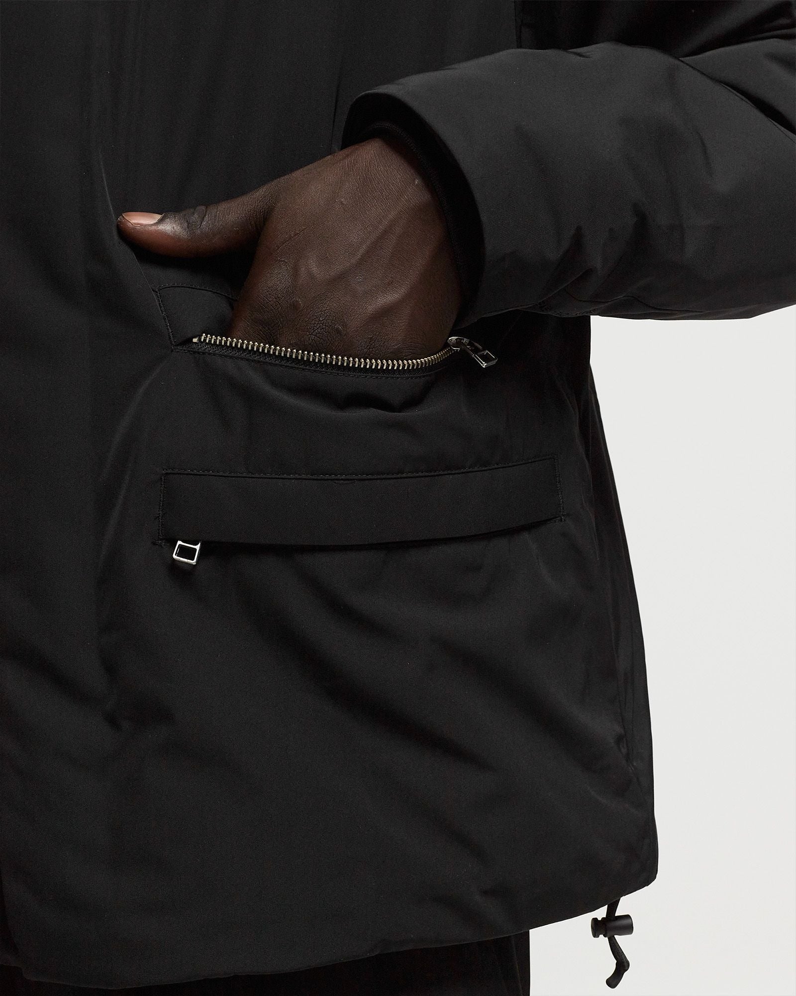 Norse Projects Mens Ryan Military Nylon Insulated Bomber Jacket Small Black