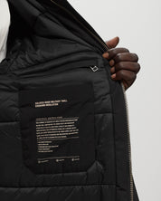 Norse Projects Mens Ryan Military Nylon Insulated Bomber Jacket Small Black