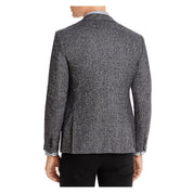 John Varvatos Star Usa Boucle Houndstooth Slim Fit Sport Coat 44R Grey
