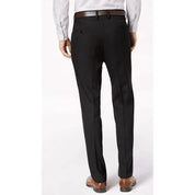Kenneth Cole Reaction Mens Modern fit Dress Pants 33 / 30 Black Solid Stretch