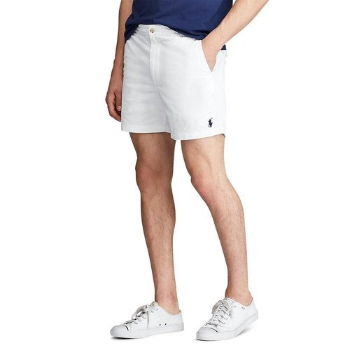 Ralph Lauren Polo Mens 6" Polo Prepster Deckwash Shorts White 2XL XXL Chino