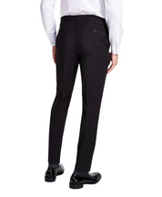 Calvin Klein Mens Skinny fit Wool Tuxedo Pants 30 / 32 Black Solid
