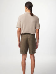 Nn07 Mens Regular fit Crown 1196 Casual Shorts 30 Green Solid