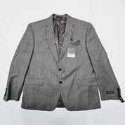 Lauren Ralph Lauren Mens Wool Flannel Classic-Fit Suit Jacket 48L Black check