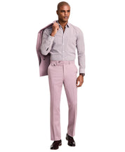 Tayion Mens Regular fit Dress Pants 40 / 32 Purple Solid