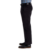 Haggar Mens Classic fit Dress Corduroy Pants 34 / 30 Brown Solid