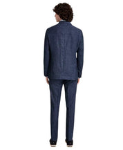 Tommy Hilfiger Mens Modern fit Double Breasted Suit Jacket Blazer 44 S Linen