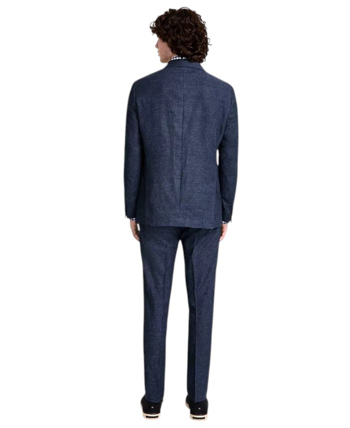 Tommy Hilfiger Mens Modern fit Double Breasted Suit Jacket Blazer 44 S Linen