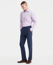 Bar Iii Mens Slim fit Wool Dress Pants 32 / 32 Blue Solid