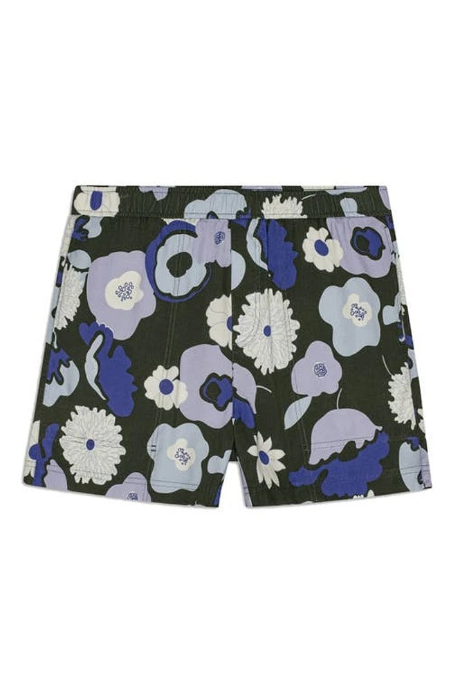 NN07 Mens Ryder 5719 Floral Drawstring Shorts Medium Purple
