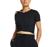 Under Armour Women Regular fit Short Sleeve T-Shirt Shirt XS Black Solid