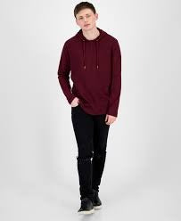 I.N.C. INTERNATIONAL CONCEPTS Men's Drawstring Hoodie Sweatshirt XXL Red Port