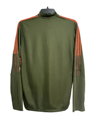 Adidas Mens Tiro 21 Track Jacket Large Soccer Pine Green Orange Camo