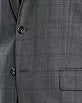 Hart Schaffner Marx Mens Regular fit Suit Jacket Blazer 44 S Grey Plaid Stretch