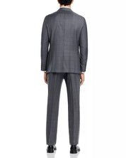Hart Schaffner Marx Mens Regular fit Suit Jacket Blazer 44 S Grey Plaid Stretch