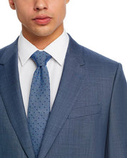 Paul Smith Mens Extra Slim fit Soho 2 Piece Suit 42 R / 36 Waist Blue Solid