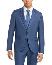 Paul Smith Mens Extra Slim fit Soho 2 Piece Suit 42 R / 36 Waist Blue Solid