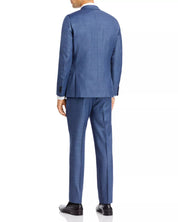 Paul Smith Mens Extra Slim fit Soho 2 Piece Suit 42 R / 36 Waist Blue Solid
