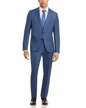 Paul Smith Mens Extra Slim fit Soho 2 Piece Suit 42 R / 36 Waist Blue Solid