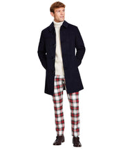 Tommy Hilfiger Men's Modern-Fit Toggle Overcoat Coat 40 L Navy Blue Wool