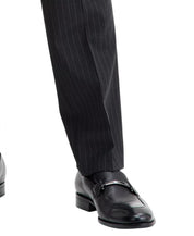 Hugo Boss Mens Modern fit Wool Dress Pants 30 / 32 Charcoal Grey Striped Stretch
