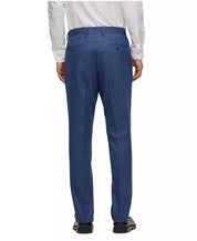 Hugo Boss Mens Slim fit 2 Piece Suit 40 R / 34 Waist Blue Solid Stretch