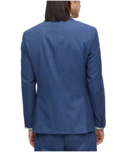 Hugo Boss Mens Slim fit 2 Piece Suit 40 R / 34 Waist Blue Solid Stretch