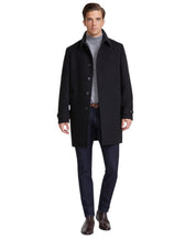 Tommy Hilfiger Mens Melange Overcoat Coat 42R Black