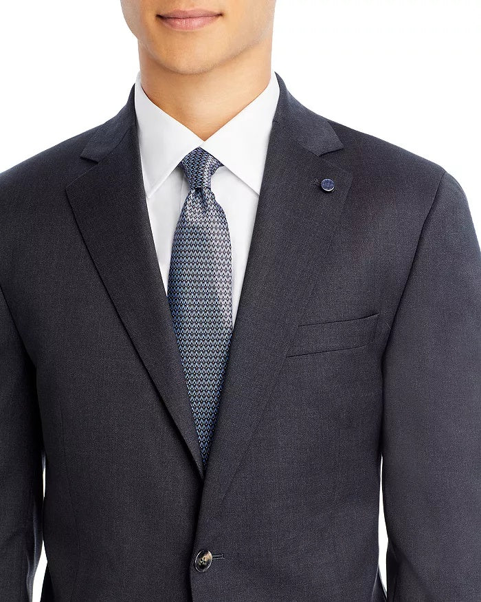 Hart Schaffner Marx Mens Classic fit 2 Piece Suit 46 R / 40 Waist Charcoal Grey