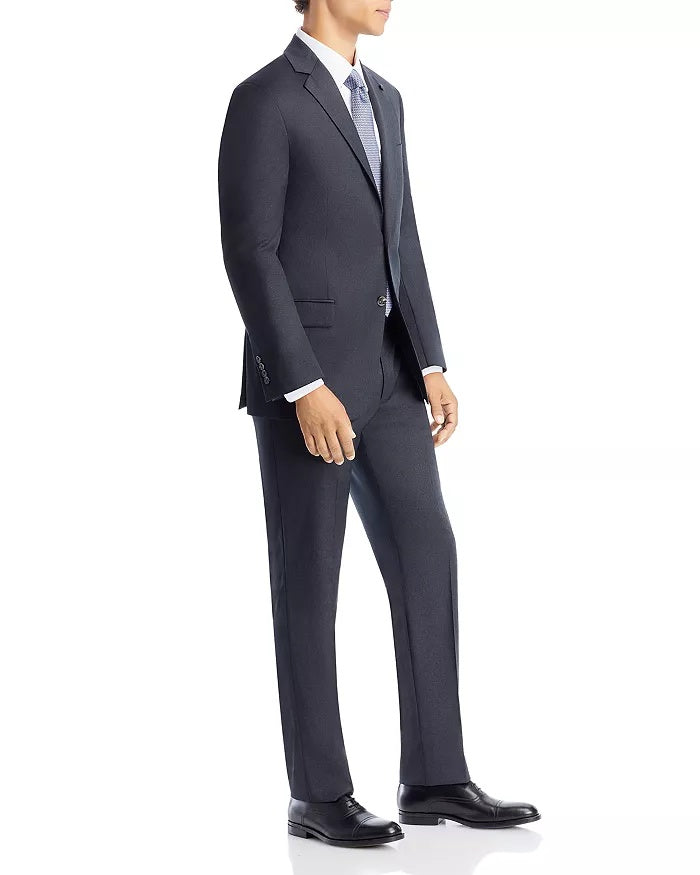 Hart Schaffner Marx Mens Classic fit 2 Piece Suit 46 R / 40 Waist Charcoal Grey