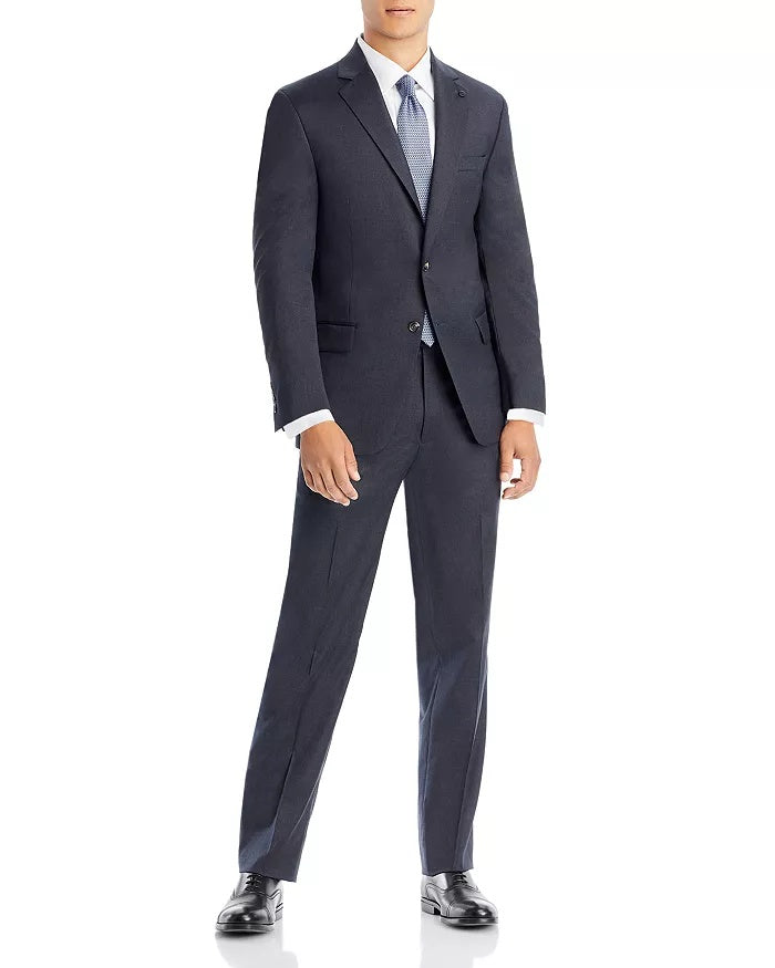 Hart Schaffner Marx Mens Classic fit 2 Piece Suit 46 R / 40 Waist Charcoal Grey