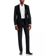 Hart Schaffner Marx Mens Regular fit 2 Piece Tuxedo Suit 46 L / 40 Waist Black