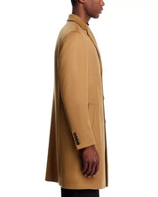 Cardinal Of Canada Mens St. Pierre PURE Cashmere Topcoat Overcoat 40R Camel