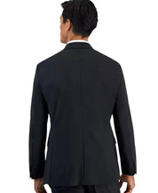 Hugo Boss Mens Modern fit Wool Suit Jacket Blazer 38 S Black Solid Stretch