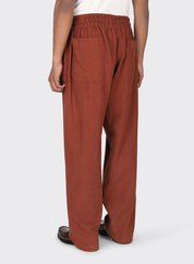 Kardo VIKRAM Drawstring Elastic Waist Over Sized Trousers Pants XXL Burnt Orange